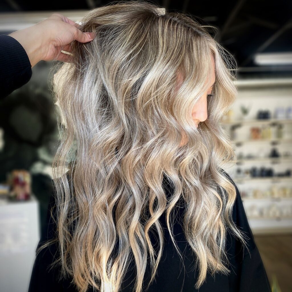 After hair coloring
